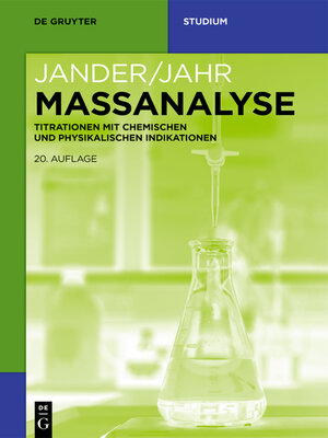 cover image of Maßanalyse